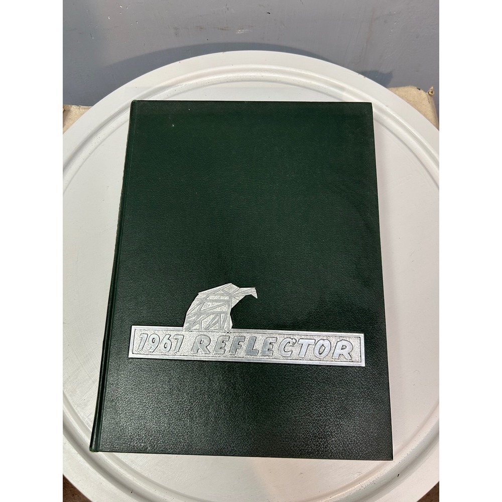 Georgia Southern College 1967 Yearbook Green Reflector Statesboro GA Vintage